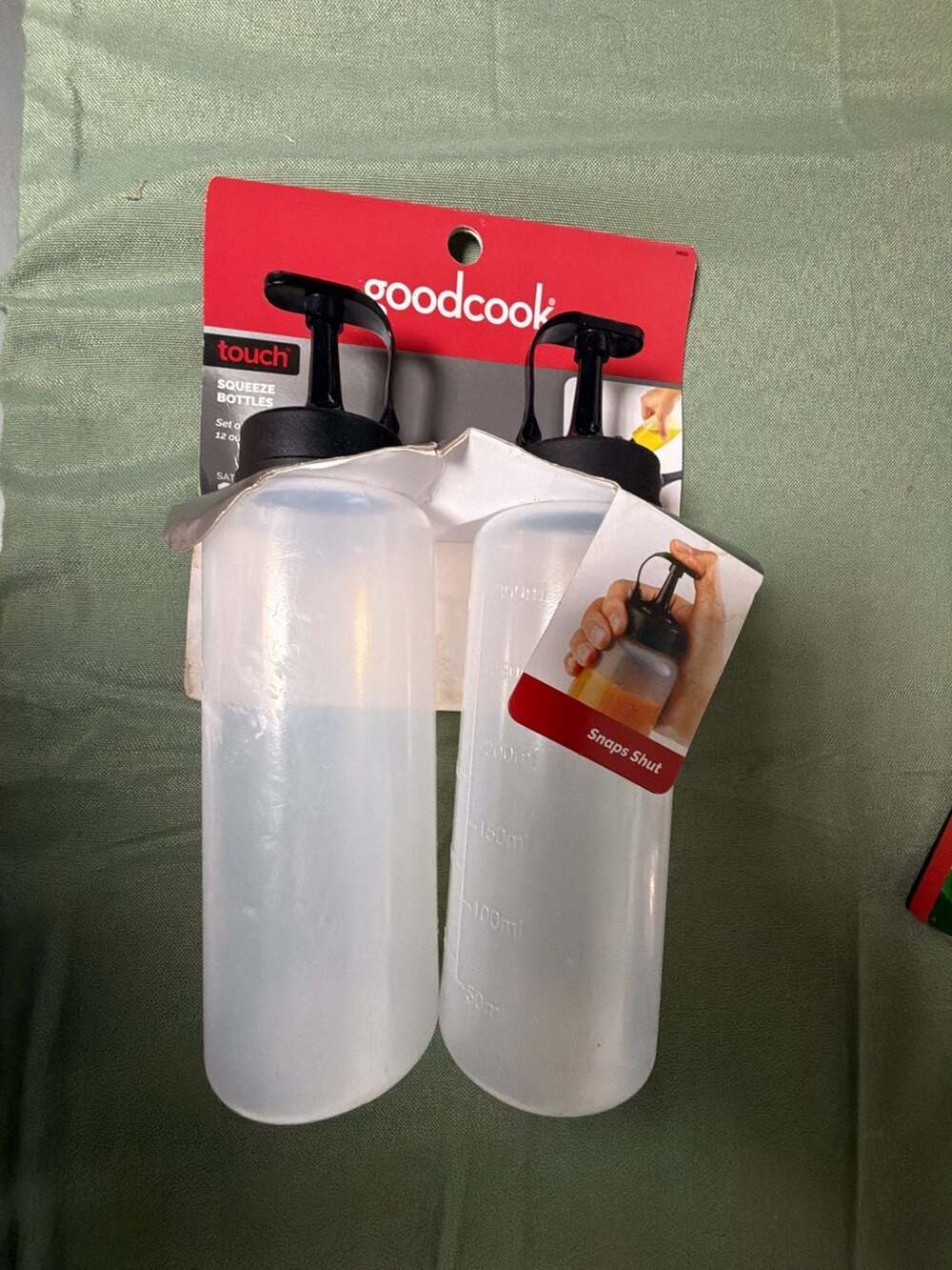 GoodCook Touch Squeeze Bottles 12 Ounce Set of 2